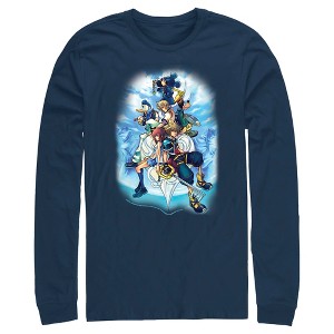 Men's Kingdom Hearts 2 Box Art Long Sleeve Shirt - 1 of 4