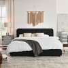 Hydraulic Storage Platform Bed Frame with Soft Chenille Upholstered Headboard,Modern Luxury Design for Bedroom-Baofuwish - 3 of 4
