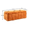 Toy Storage Bench,Bedroom End Bench,Upholstered Storage Hassock With Safety Hinge,Entryway Storage Ottoman Bench For Living Room,Bedroom-Cuddlewood - 4 of 4