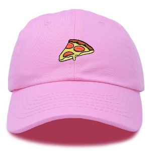 Dalix Pizza Embroidered Mens Cotton Dad Adjustable Hat Baseball Cap Mens - 1 of 4
