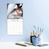 2026 Square Wall Calendar, Penguins, 16-Month Animals Theme with 180 Reminder Stickers (12x12 In) - 2 of 4
