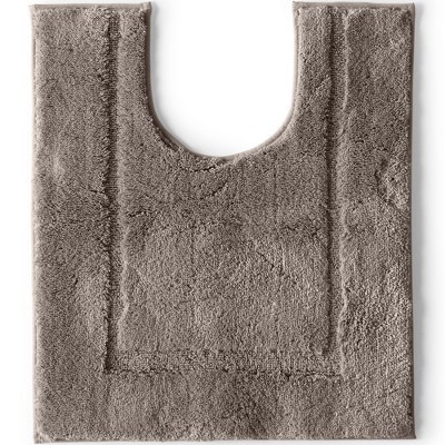 Lands' End Cotton Non-skid Contour Bath Rug