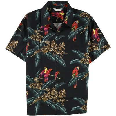 Elevenparis Mens Woven Button Up Shirt
