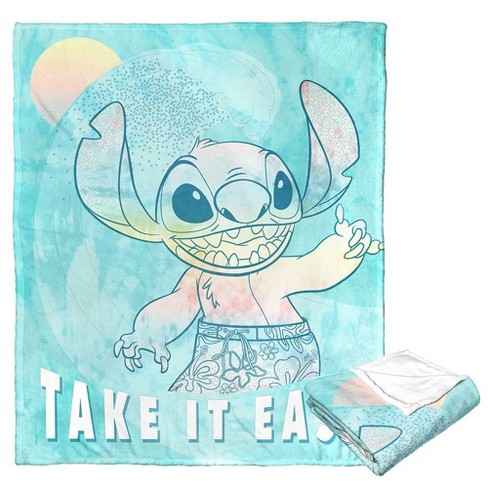 Disney Lilo and Stitch Laid Back Stitch Silk Touch Throw Blanket 50x60 Inches - image 1 of 4