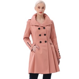 BGSD Women's Kayla Hooded Mid Length Trench Coat - 1 of 4