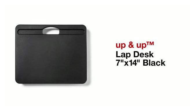 Lap Desk 7&#34;x14&#34; Black - up &#38; up&#8482;, 2 of 5, play video