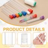 Unique Bargains Plastic Portable Craft Knitting Sewing Needle Storage Holders 16 Pcs - 3 of 4