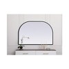Elegant Lighting Metal Frame Arch Mirror 36x24 Inch in Black - 4 of 4