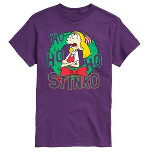 Men's - Hey Arnold! - Ho Ho Ho Stinko Short Sleeve Graphic T-Shirt - 1 of 3