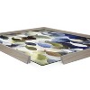 Kate and Laurel Blake Concurrent Framed Printed Glass by Janet Meinke-Lau, 18x24, Gray - 3 of 4