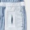 Toddler Girls' Adaptive Short Sleeve Denim Jumpsuit - Cat & Jack™ Medium Wash - 4 of 4