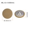 Unique Bargains Round Metal Sewing Cloth Covered Button 10 Pcs - 2 of 4