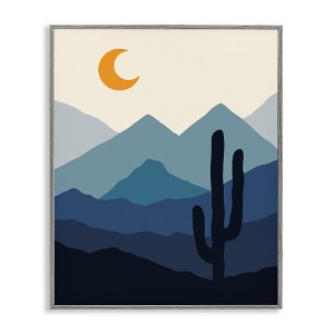 Stupell Industries Night in the Desert Black Framed Giclee Art - 1 of 4