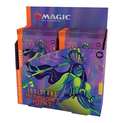 Magic The Gathering Magic: The Gathering Innistrad: Midnight Hunt Collector Booster Box | 12 Packs (180 Magic Cards)