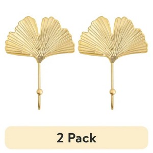 LunaLulinlk (2 pack) Metal Single Gold Fan Hook - 1 of 4