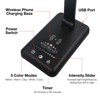 Excello Global Products 4-Touch Adjustable LED Desk Lamp with Wireless Phone Charging Base, 15.5", Black - 3 of 4