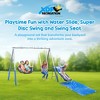 XDP Recreation Playtime Fun with Water Slide, Super Disc Swing and Swing Seat, Outdoor Playground Set for up to 4 Children at Once - 2 of 4