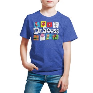 Boys' - Dr. Seuss - Dr. Seuss Icons Short Sleeve Graphic T-Shirt - 1 of 4