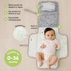 KeaBabies Ezee Diaper Changing Pad, Portable Diaper Changing Mat, Waterproof Foldable Diaper Changing Pad - 2 of 4