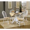 Coaster,Cinder Wood Dining Side Chair White (Set of 4) - 4 of 4
