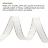 Unique Bargains Double Face Wide Satin Ribbon with Gold Edges for Wedding Bouquet - 3 of 4