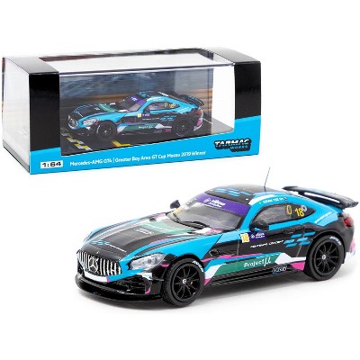 Mercedes AMG GT4 #18 Kevin Tse Winner Greater Bay Area GT Cup Macau (2019) 1/64 Diecast Model Car by Tarmac Works