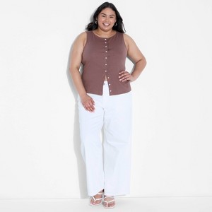 Women's Button-Front Tank Top - Wild Fable™ - 1 of 3