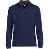 Lands' End Men's Bedford Rib Quarter Zip Sweater - 3 of 4