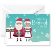 Paper Frenzy North Pole Collection Winter Christmas Holiday Thank You Note Cards and Envelopes - 25 pack - 2 of 4