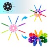 PICASSO-TILES 108 PC Black Interlocking Plastic Disc, Building Chip Blocks Toy Set for Toddlers, Boys & Girls 3+ - 4 of 4