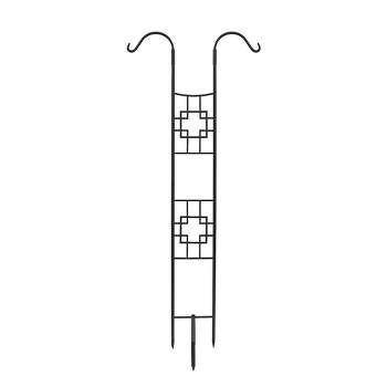 Achla Designs 83.5" Iron Trellis for Climbing Plants, Vegetables, Modern Garden Decor, Easy Assembly, Durable