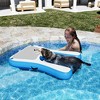 Sevobal Pet Steps and Ramps, Inflatable Dog Stair Ramp with Storage Bag, Portable Pet Steps for Boat Dock Pool, Blue, 40.15"*59.8"*6.5" - 3 of 4