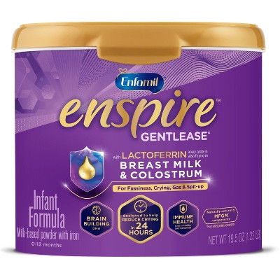 Enfamil Enspire Gentlease Non-GMO Powder Infant Formula - 19.5oz