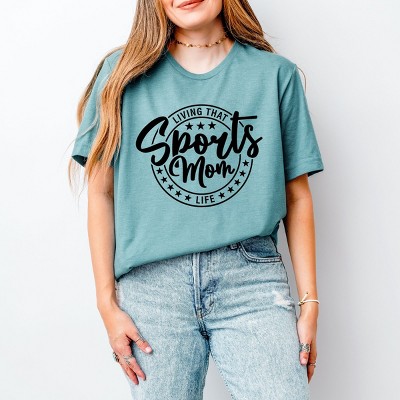 Simply Sage Market Living That Sports Mom Life Stars Short Sleeve Tee