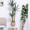 Artificial Agave Trees for Home Decor Indoor, 5.5FT Tall Agave Plant with 3 Heads, Garden Artificial Tree for Living Room, Bedroom, Housewarming Gift - 4 of 4