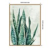 Amanti Art Reaching Snake Plant by PI Studio Framed Canvas Wall Art - 3 of 4