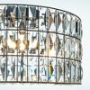 ALOADECOR W20 in 4 Light Modern Farmhouse Round Crystal Flush Mount Lighting Elegant Drum Crystal in Matte Black for Dining Room - 4 of 4