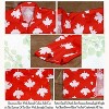 LA LEELA Men's Hawaiian Canada Shirts Short Sleeve Button Down Summer Casual Beach Holiday Shirts for Men M Maple Leaf Flag Red - 3 of 4