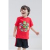 SUPER MARIO Nintendo Yoshi Mario T-Shirt and Mesh Shorts Outfit Set Toddler - image 2 of 4