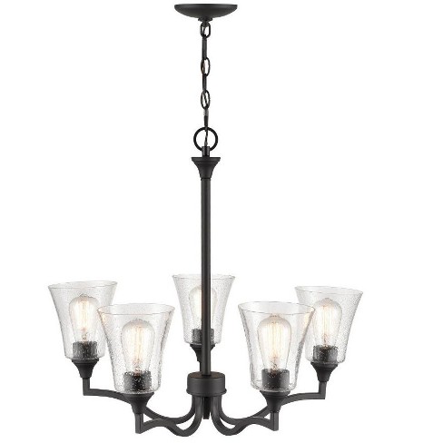 Millennium Lighting Caily 5 - Light Chandelier In Matte Black : Target