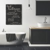 Stupell Industries Best Bathroom Five Star Black Funny Word Design Canvas Wall Art - 2 of 4