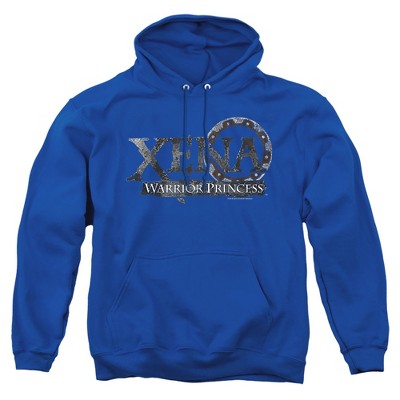 Xena Battered Logo Adult Pull-Over Hoodie