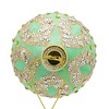 Kurt Adler 80MM Glass Teal and Blue Glass Ornaments, 6-Piece Box - 3 of 4