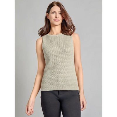 Jones New York Textured Knit Tank Top