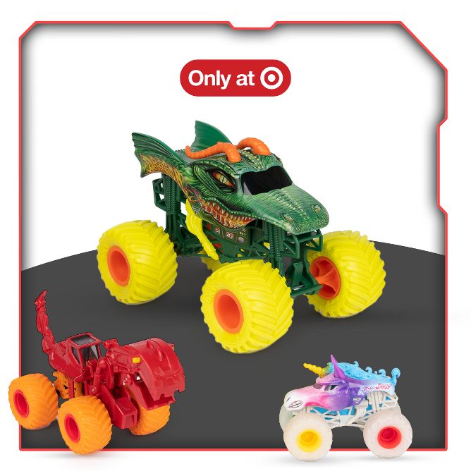 Monster Jam Garage Playset : Target