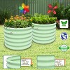 Anybear 4-Pack 24x24x18in Mint Green Kids Round Garden Bed - 3 of 4