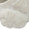 JUJABU 9.5"x8.3"x6" Snail-Shaped Cement Planter with Textured Beige Finish for Indoor or Outdoor Display - 4 of 4