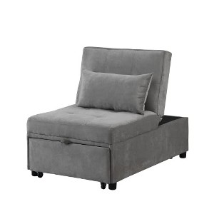Sofa Bed  Bed Convertible Chair Recliner Sofa Stool Guest Sofa Chair for Bedroom Living Room， - 1 of 4