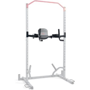 Sunny Health & Fitness Captains Chair Multi-Function Dip Station Power Cage Attachment - 1 of 4