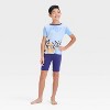 Boys' Bluey 3pc Pajama Set - Blue - 3 of 4